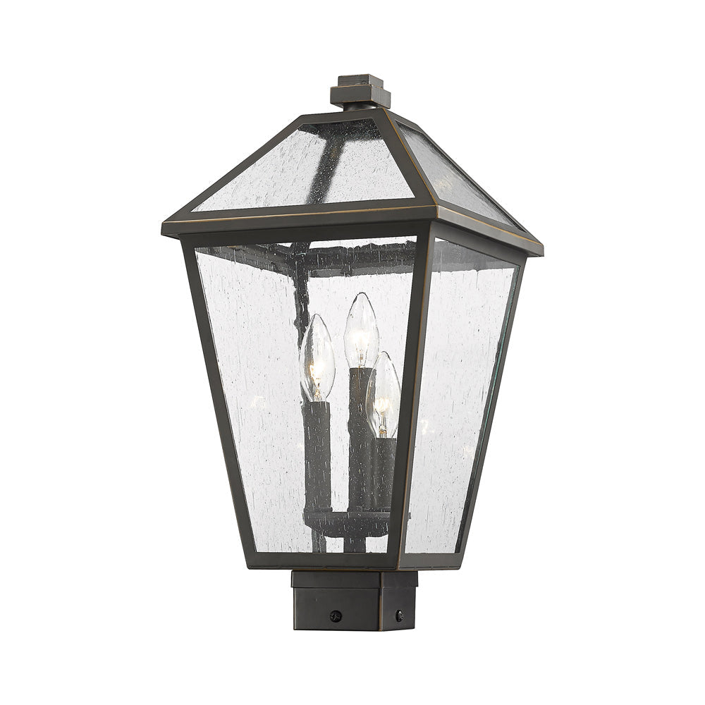 Talbot Outdoor Square Post Light in Detail.