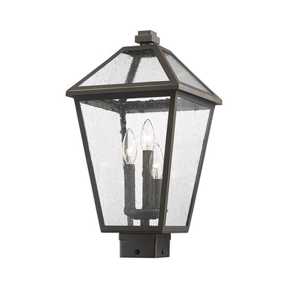 Talbot Outdoor Square Post Light in Detail.