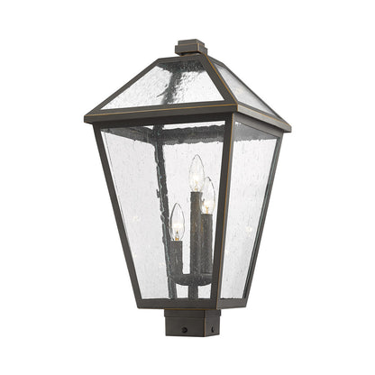 Talbot Outdoor Square Post Light in Detail.