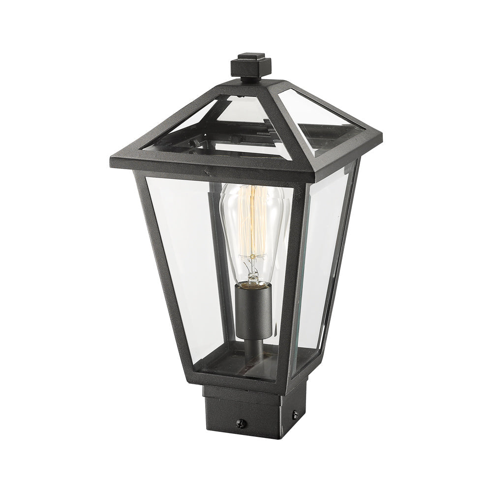 Talbot Outdoor Square Post Light in Detail.