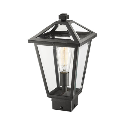 Talbot Outdoor Square Post Light in Detail.