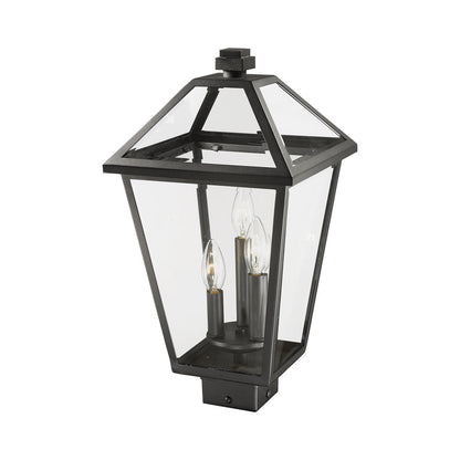 Talbot Outdoor Square Post Light in Detail.