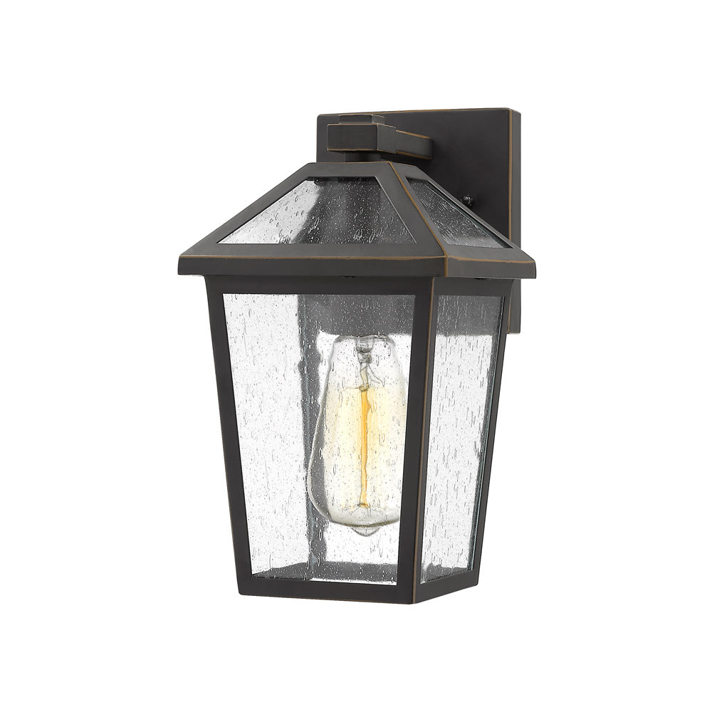 Talbot Outdoor Wall Light in Oil Rubbed Bronze (10.75-Inch).