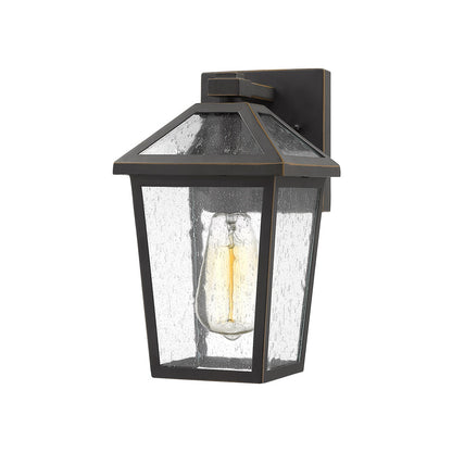 Talbot Outdoor Wall Light in Oil Rubbed Bronze (10.75-Inch).