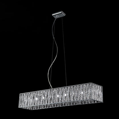 Terra Linear Chandelier in Detail.