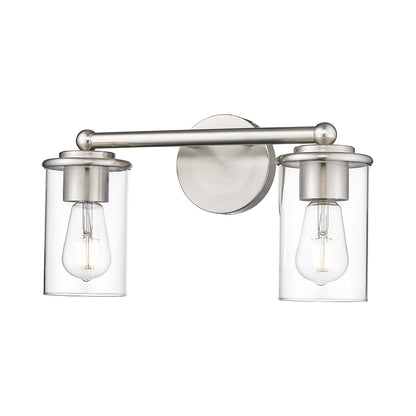 Thayer Bath Vanity Light in Brushed Nickel (2-Light).