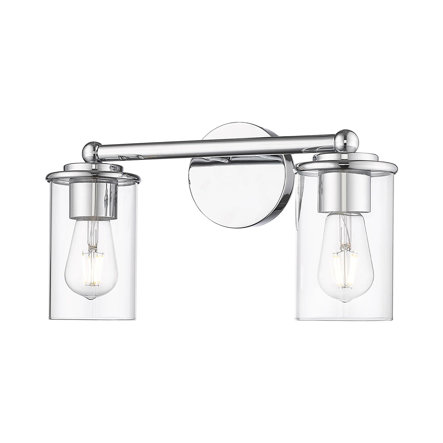 Thayer Bath Vanity Light in Chrome (2-Light).