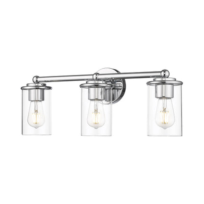 Thayer Bath Vanity Light in Chrome (3-Light).