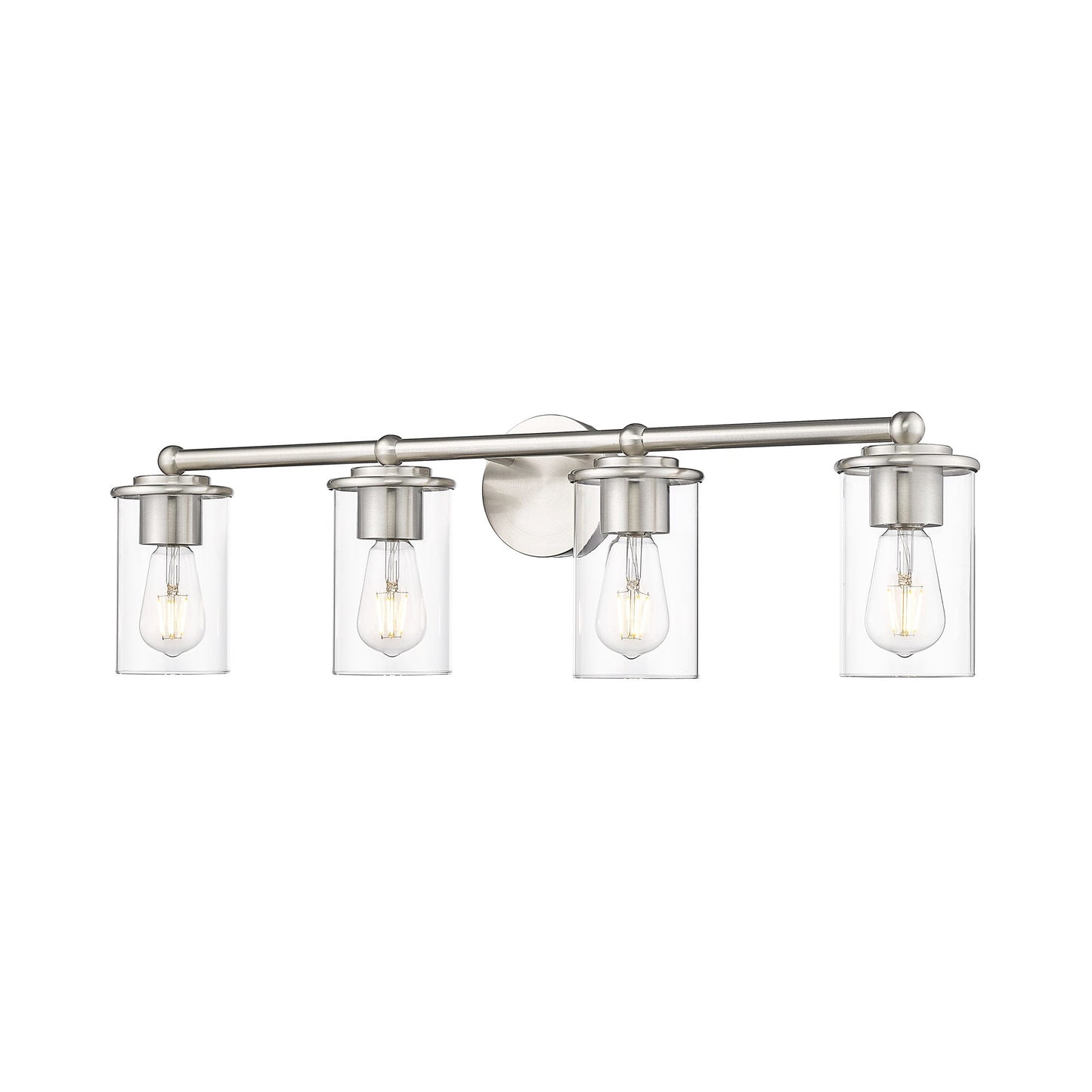Thayer Bath Vanity Light in Brushed Nickel (4-Light).