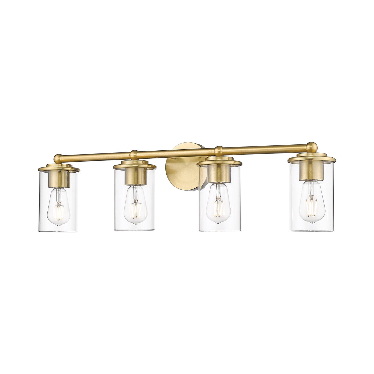 Thayer Bath Vanity Light in Luxe Gold (4-Light).