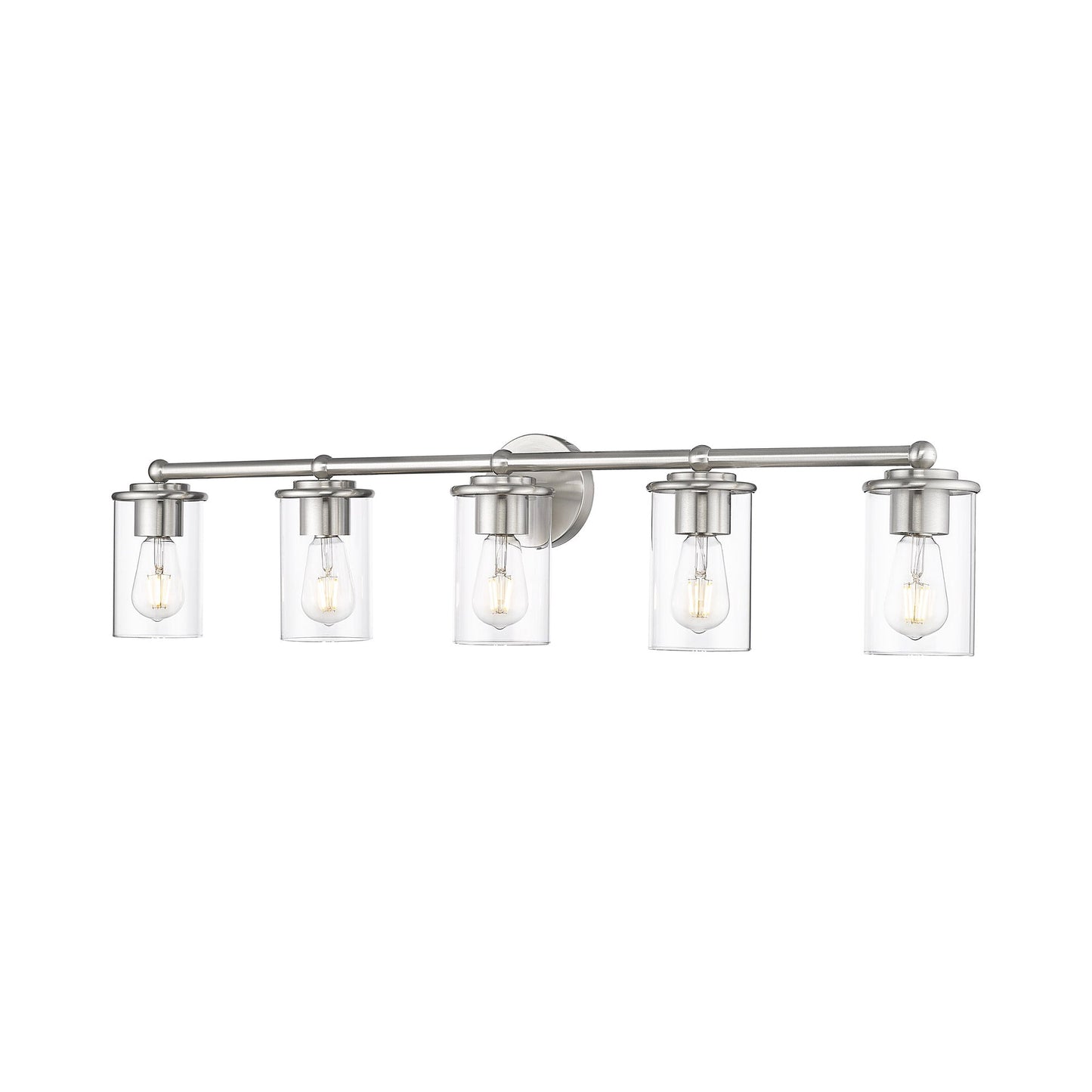 Thayer Bath Vanity Light in Brushed Nickel (5-Light).