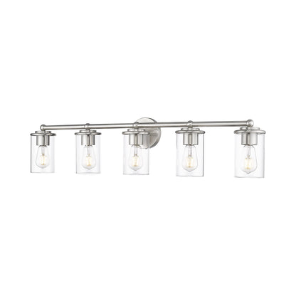 Thayer Bath Vanity Light in Brushed Nickel (5-Light).