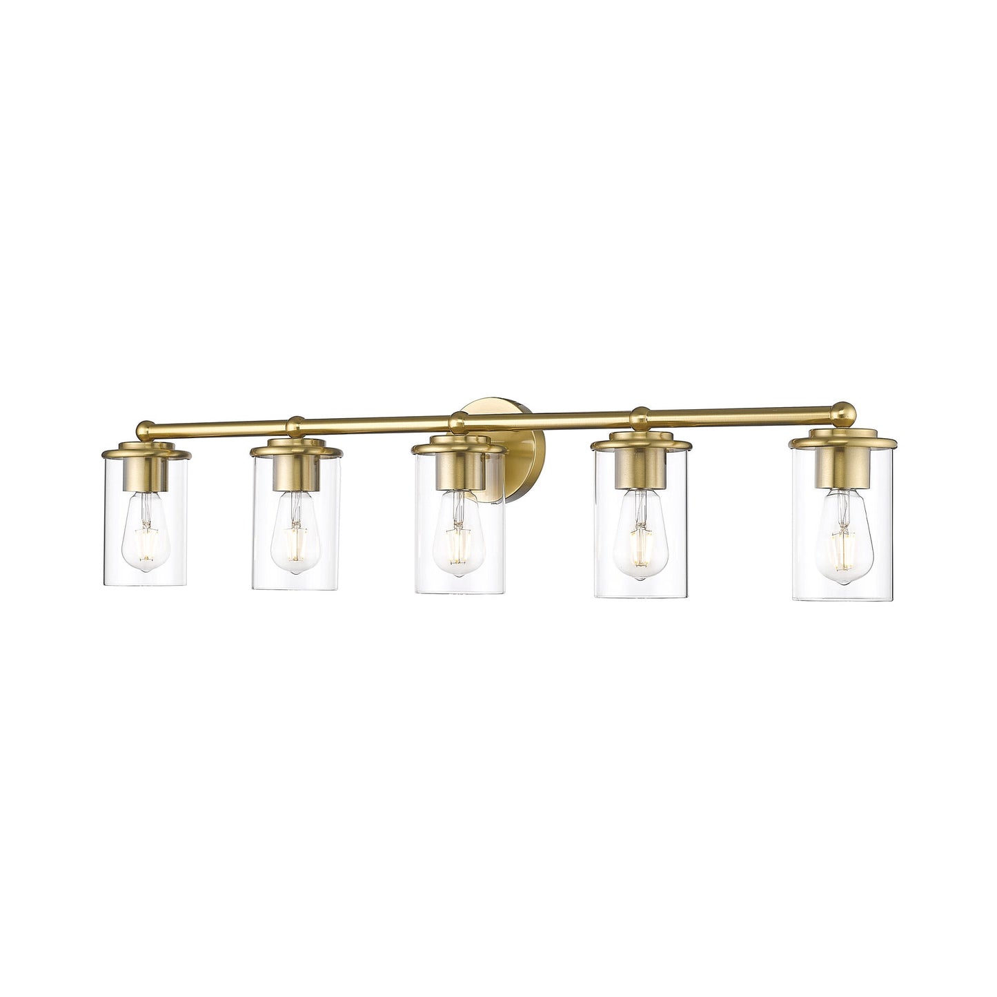 Thayer Bath Vanity Light in Luxe Gold (5-Light).