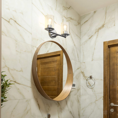 Thayer Bath Vanity Light in bathroom.