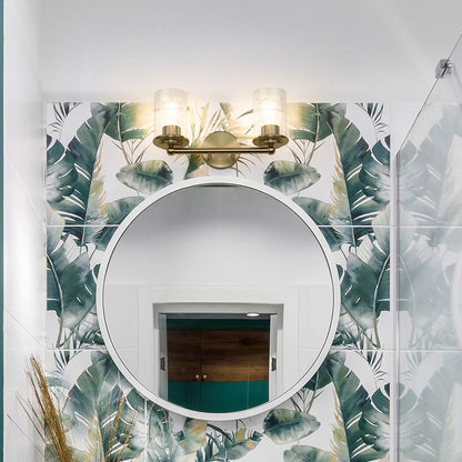 Thayer Bath Vanity Light in bathroom.