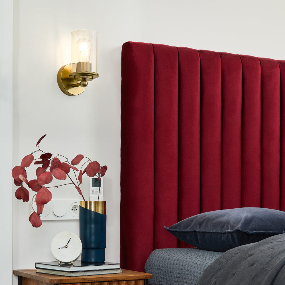 Thayer Bath Wall Light in bedroom.