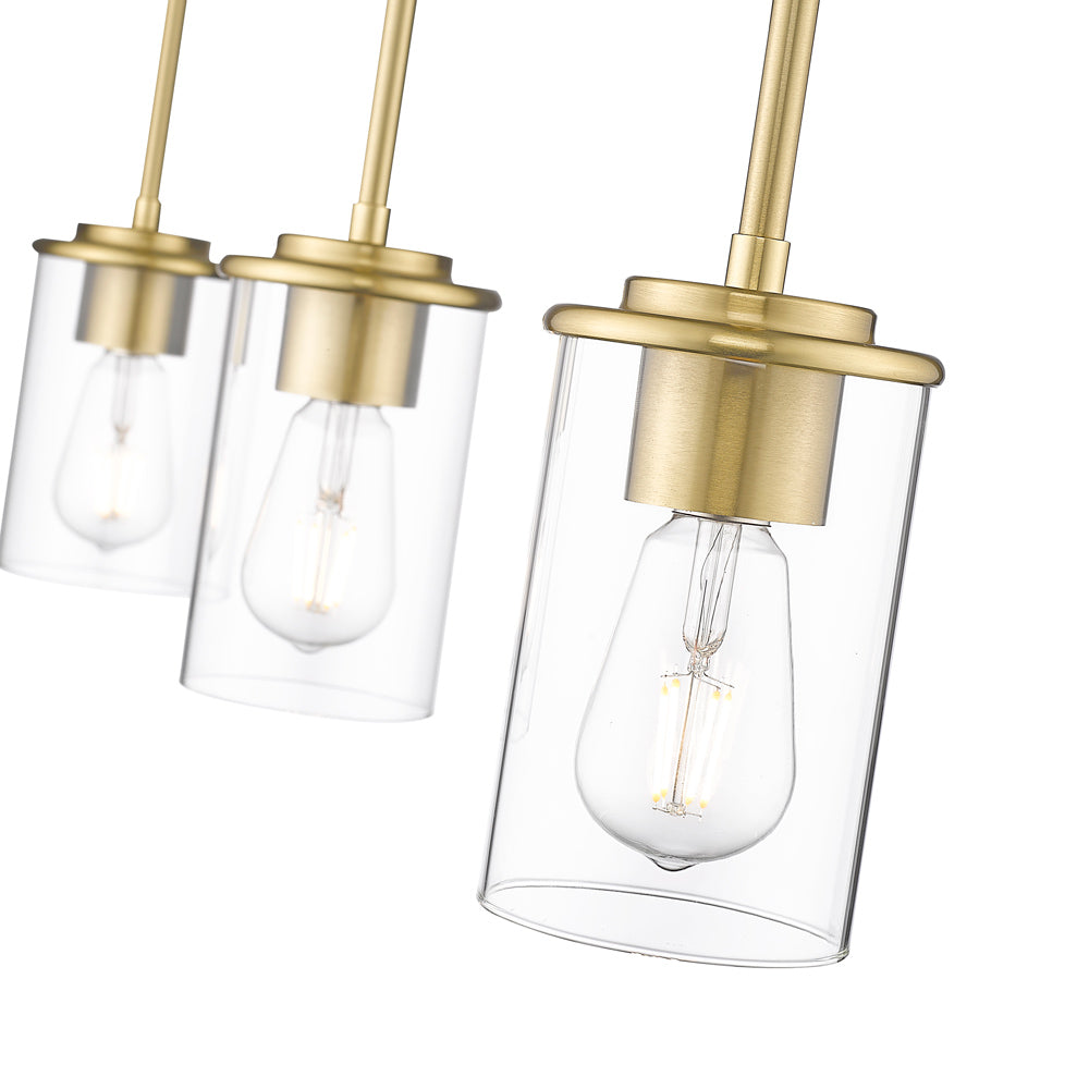 Thayer Linear Pendant Light in Detail.