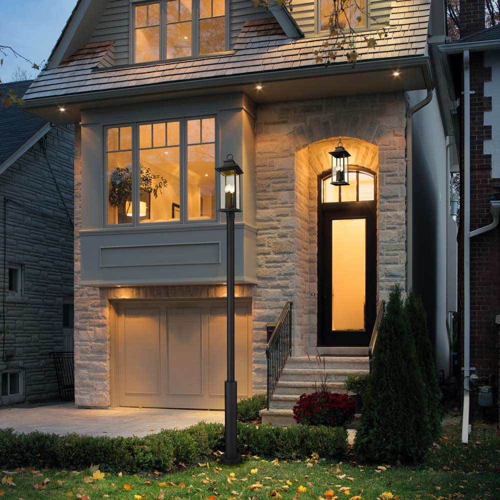 Tiberius 5010 Outdoor Post Light in Outside Area.