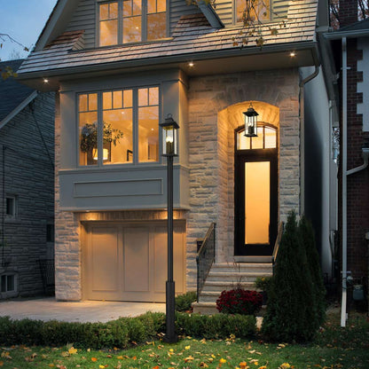 Tiberius 5010 Outdoor Post Light in Outside Area.