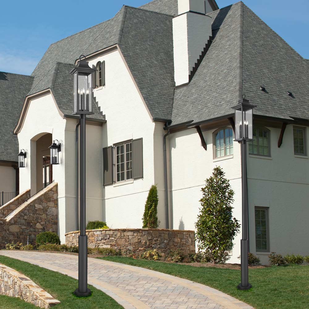 Tiberius 5010 Outdoor Post Light in Outside Area.