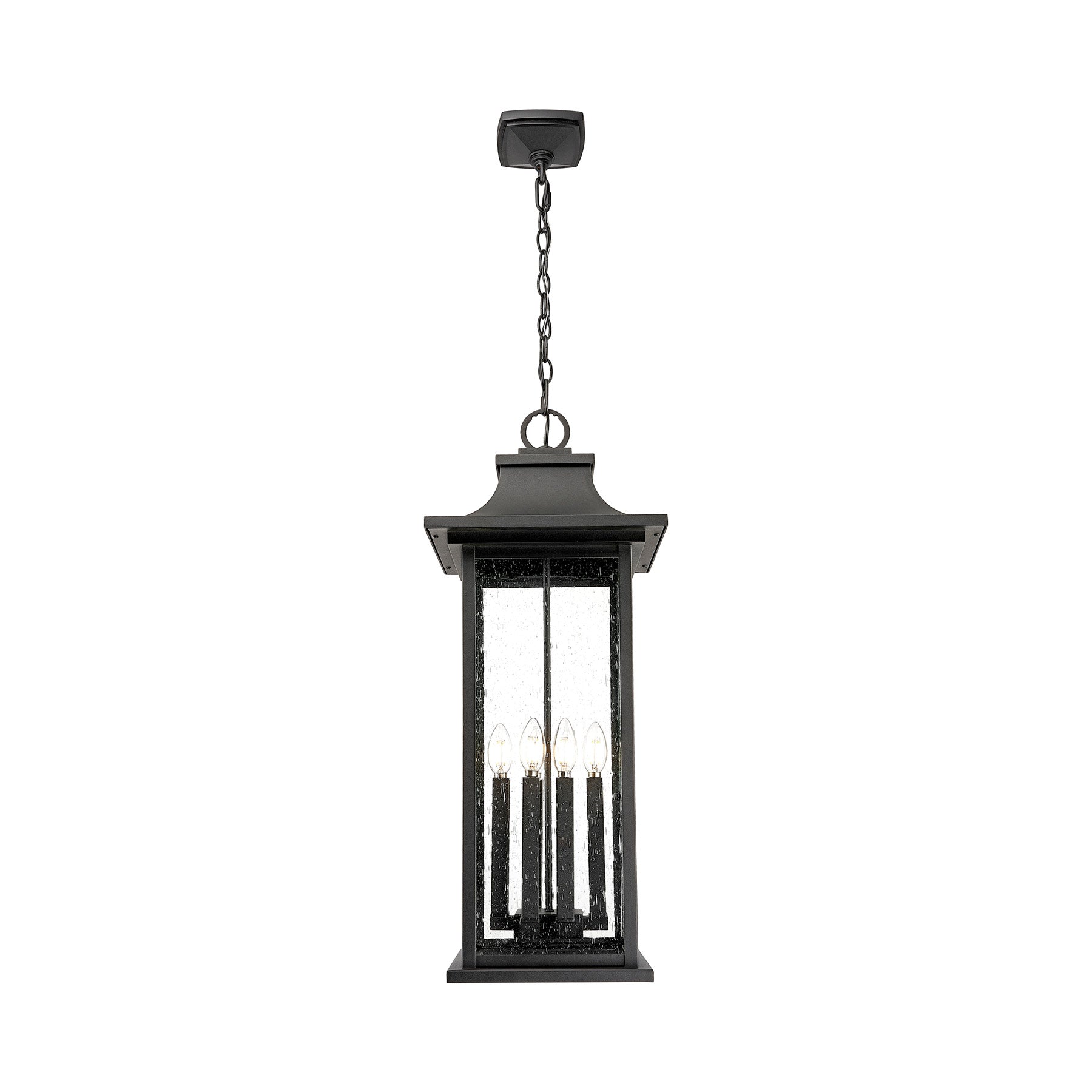 Tiberius Outdoor Pendant Light in Detail.