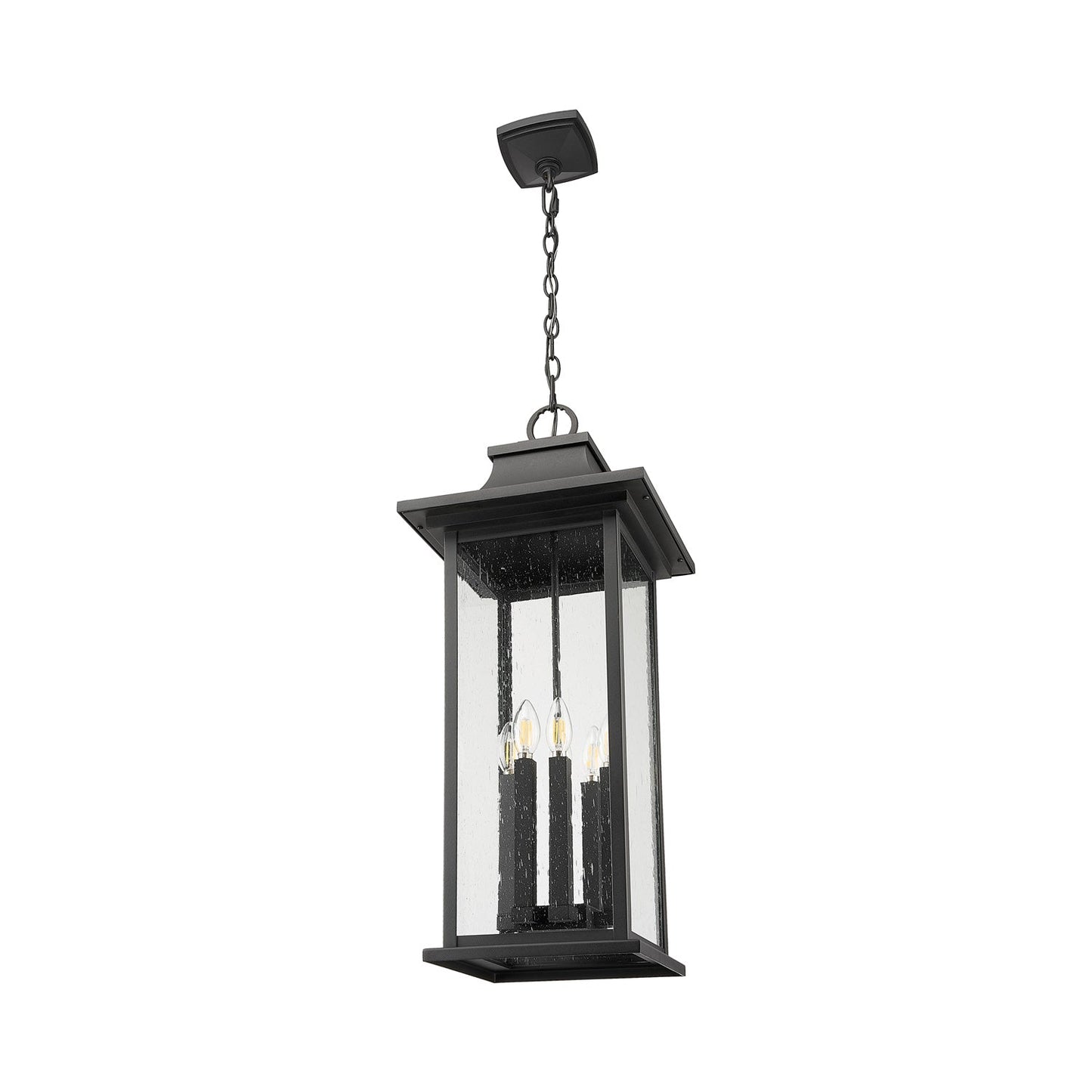 Tiberius Outdoor Pendant Light in Detail.