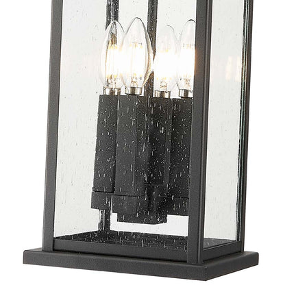 Tiberius Outdoor Pendant Light in Detail.