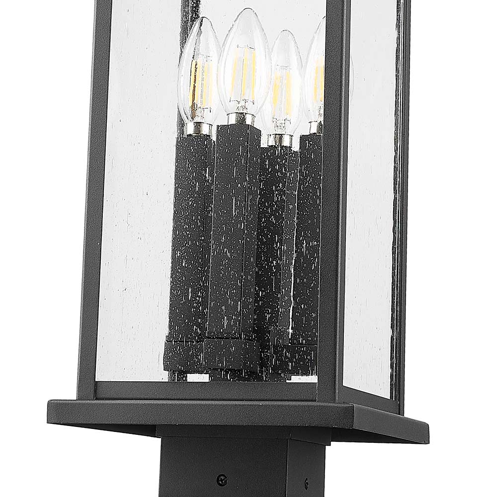 Tiberius Outdoor Post Light in Detail.