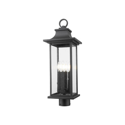 Tiberius Outdoor Post Mount Light (4-Light/Round).