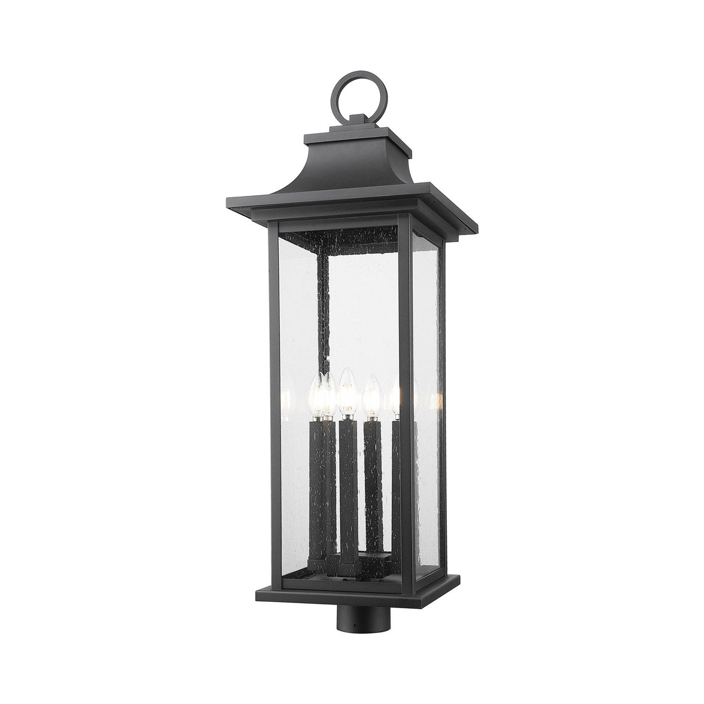 Tiberius Outdoor Post Mount Light (6-Light/Round).