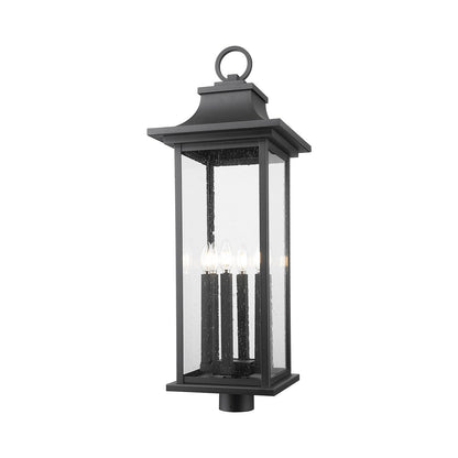 Tiberius Outdoor Post Mount Light (6-Light/Round).
