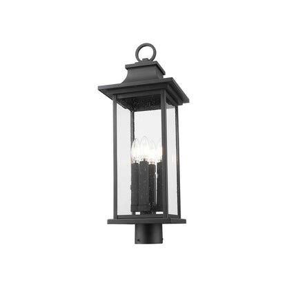 Tiberius Outdoor Post Mount Light in Detail.