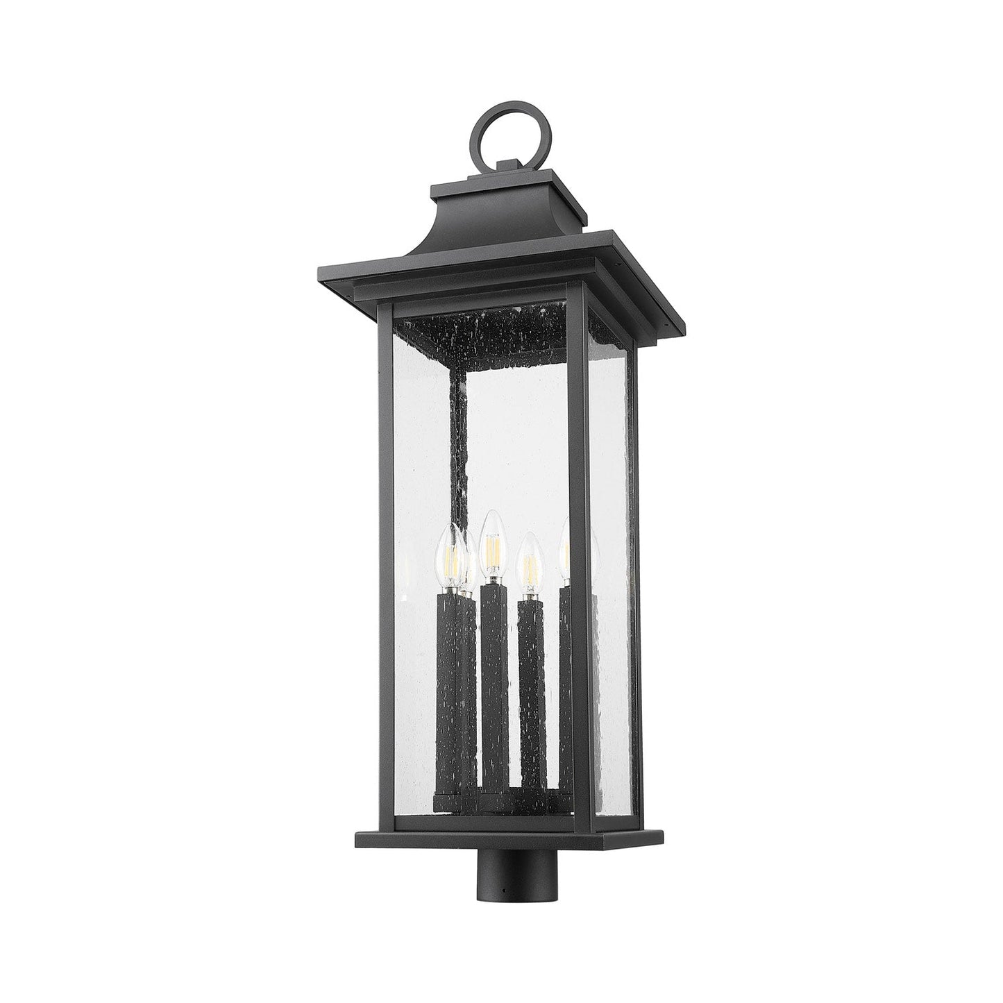 Tiberius Outdoor Post Mount Light in Detail.