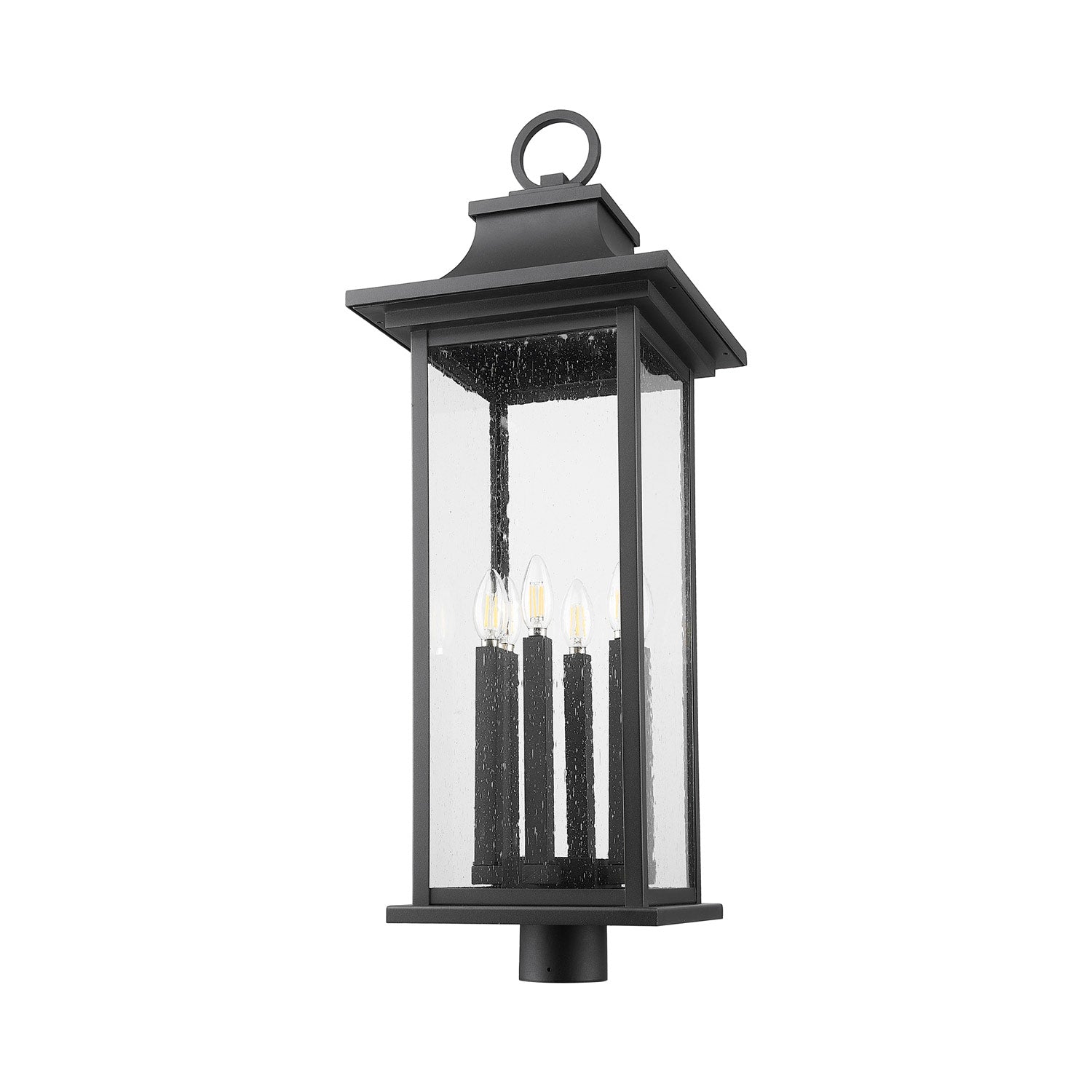 Tiberius Outdoor Post Mount Light in Detail.