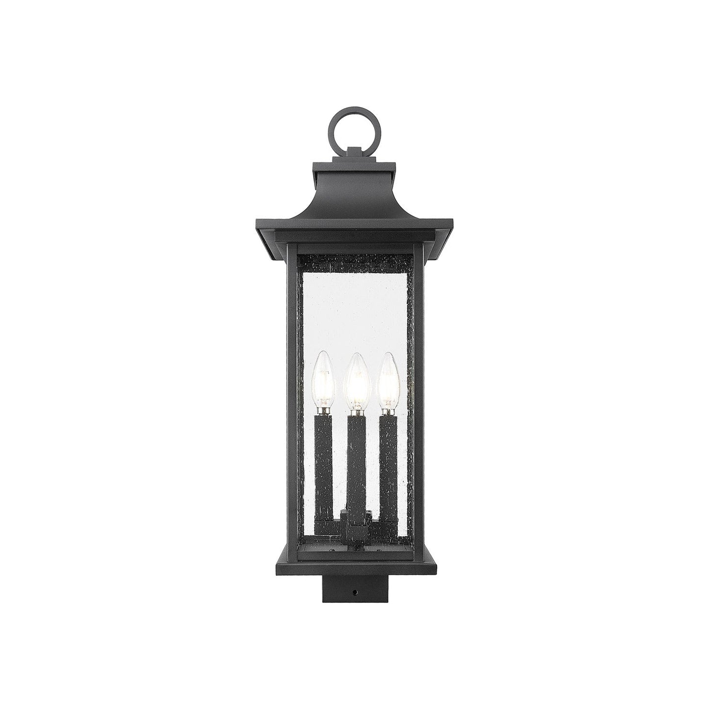 Tiberius Outdoor Post Mount Light in Detail.