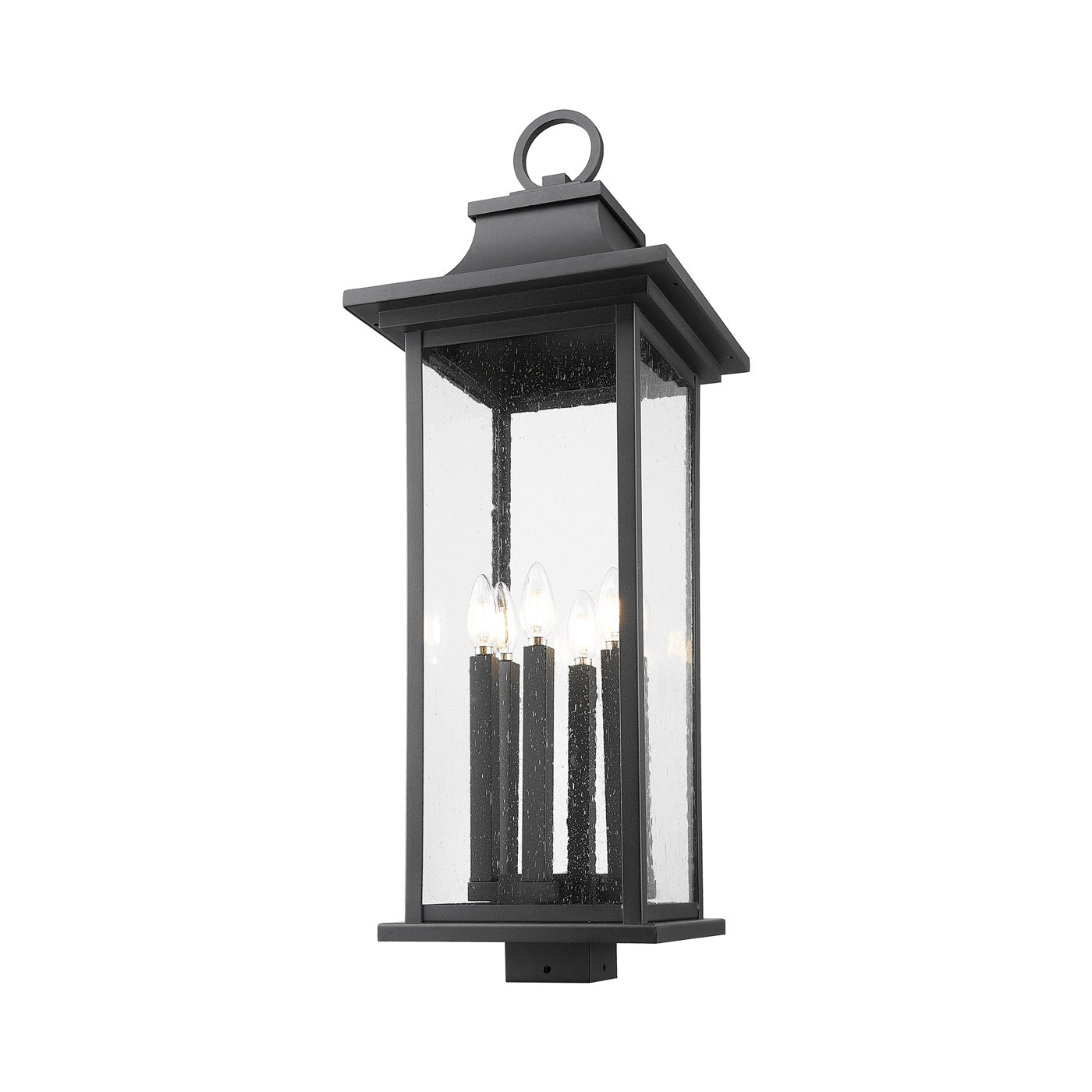 Tiberius Outdoor Post Mount Light in Detail.
