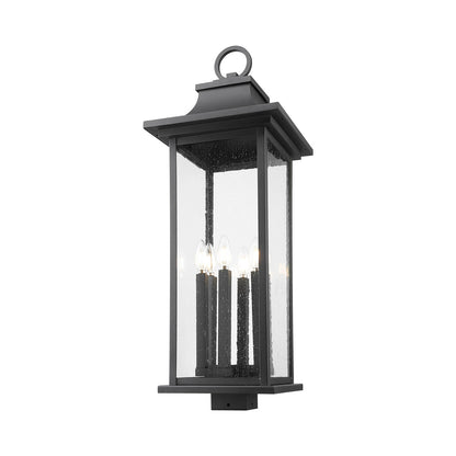Tiberius Outdoor Post Mount Light in Detail.
