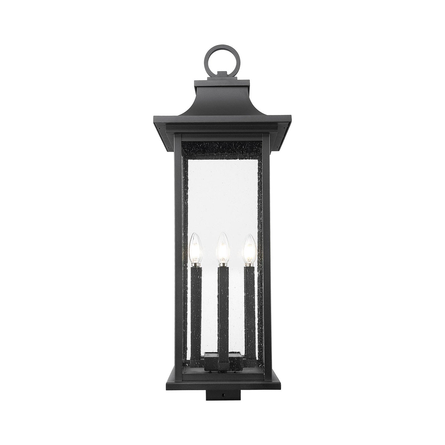 Tiberius Outdoor Post Mount Light in Detail.