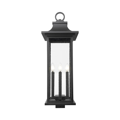 Tiberius Outdoor Post Mount Light in Detail.