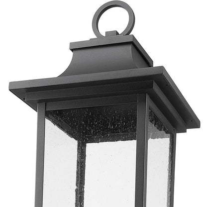 Tiberius Outdoor Post Mount Light in Detail.