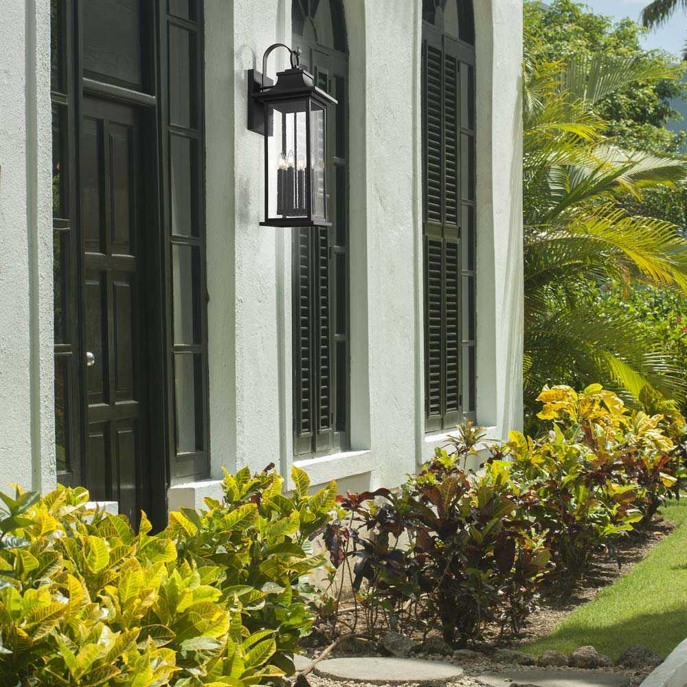 Tiberius Outdoor Wall Light in Outside Area.