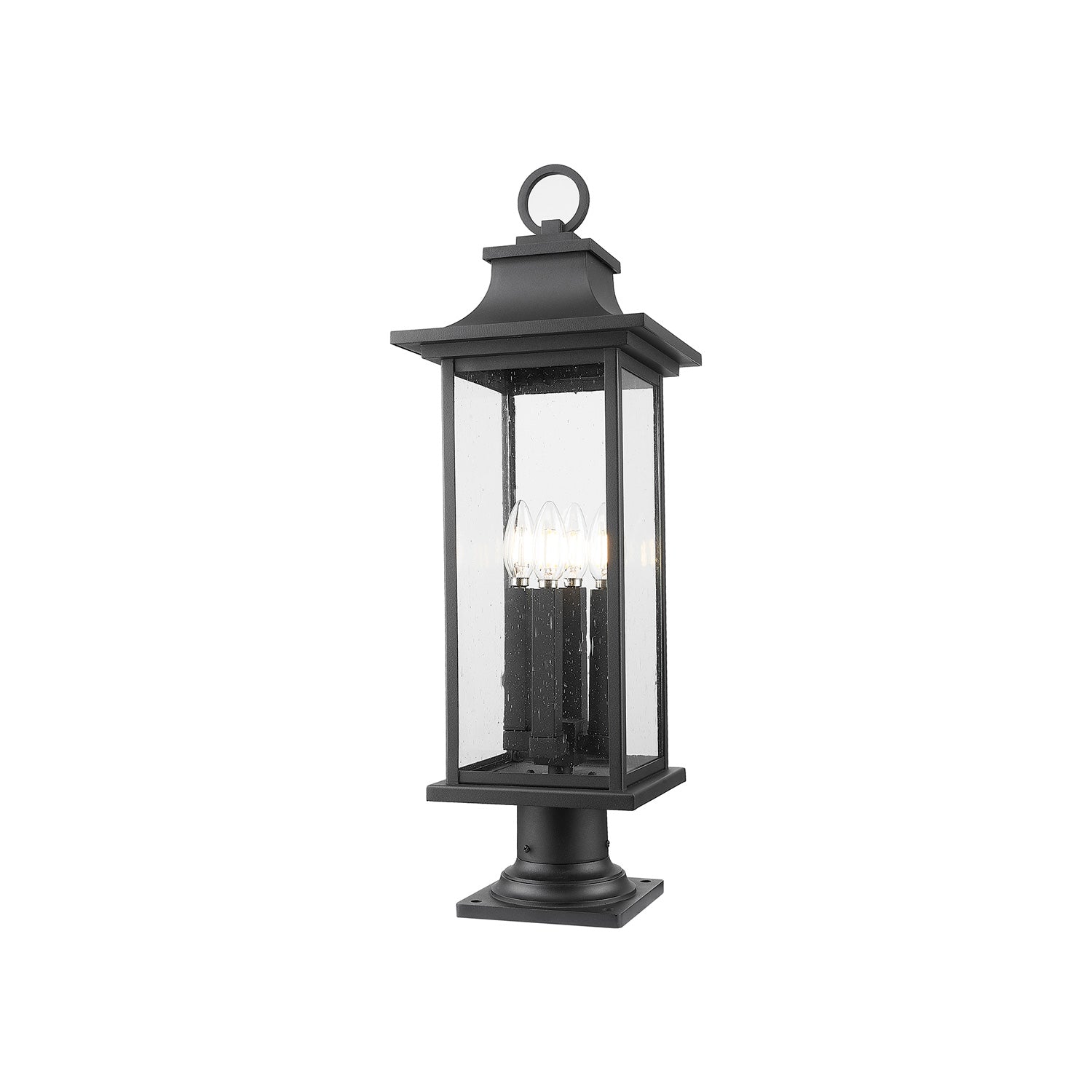 Tiberius Round Outdoor Pier Mount Light (4-Light).