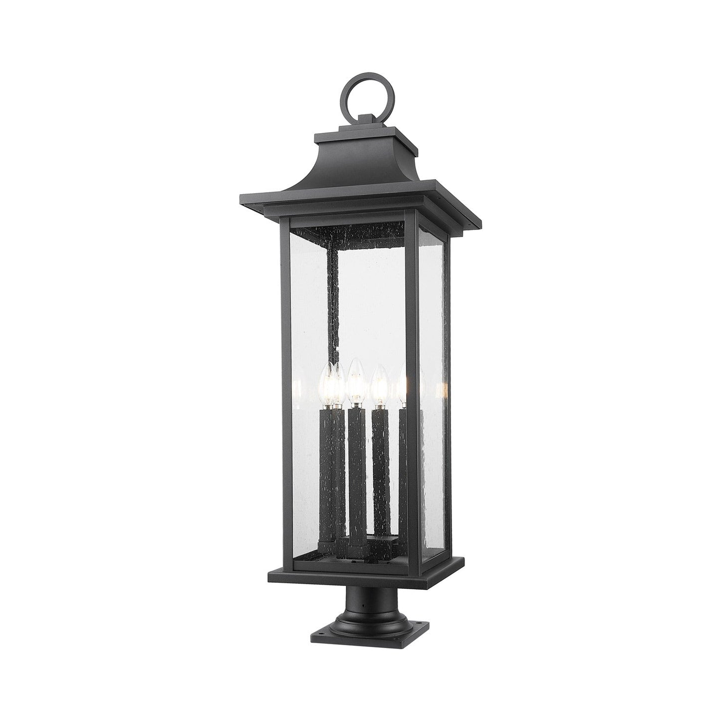 Tiberius Round Outdoor Pier Mount Light (6-Light).