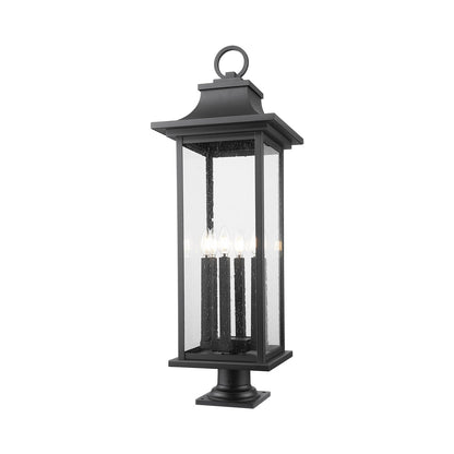Tiberius Round Outdoor Pier Mount Light (6-Light).