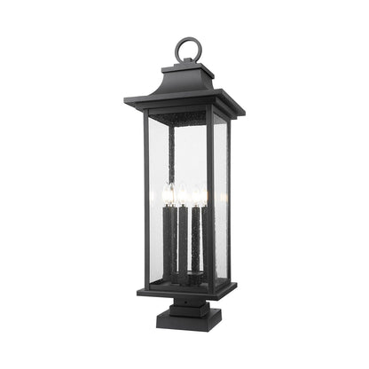 Tiberius Square Outdoor Pier Mount Light (6-Light).