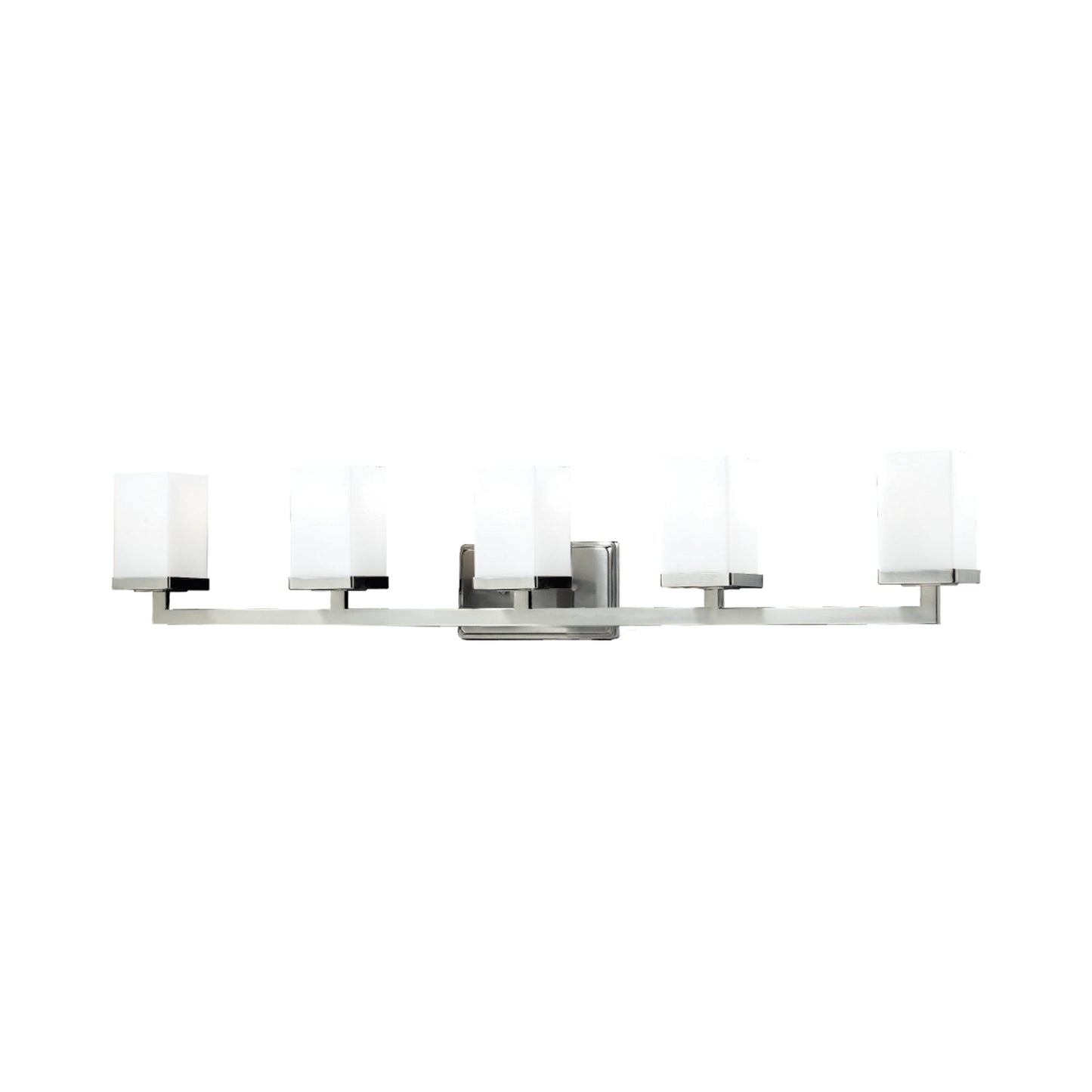 Tidal Bath Vanity Light in Brushed Nickel (5-Light).