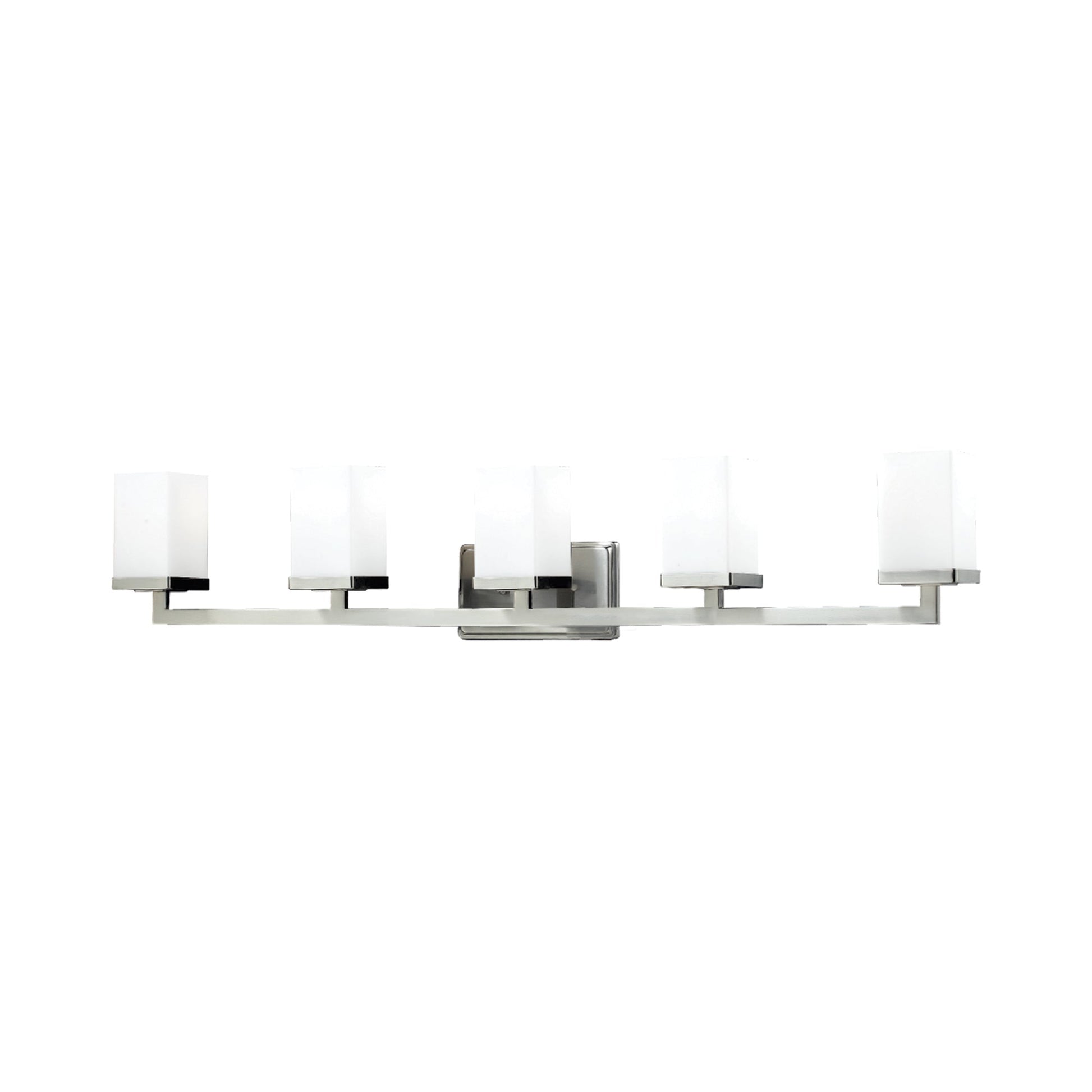Tidal Bath Vanity Light in Brushed Nickel (5-Light).