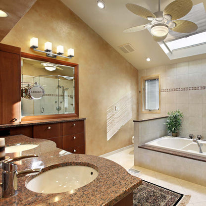 Tidal Bath Vanity Light in bathroom.