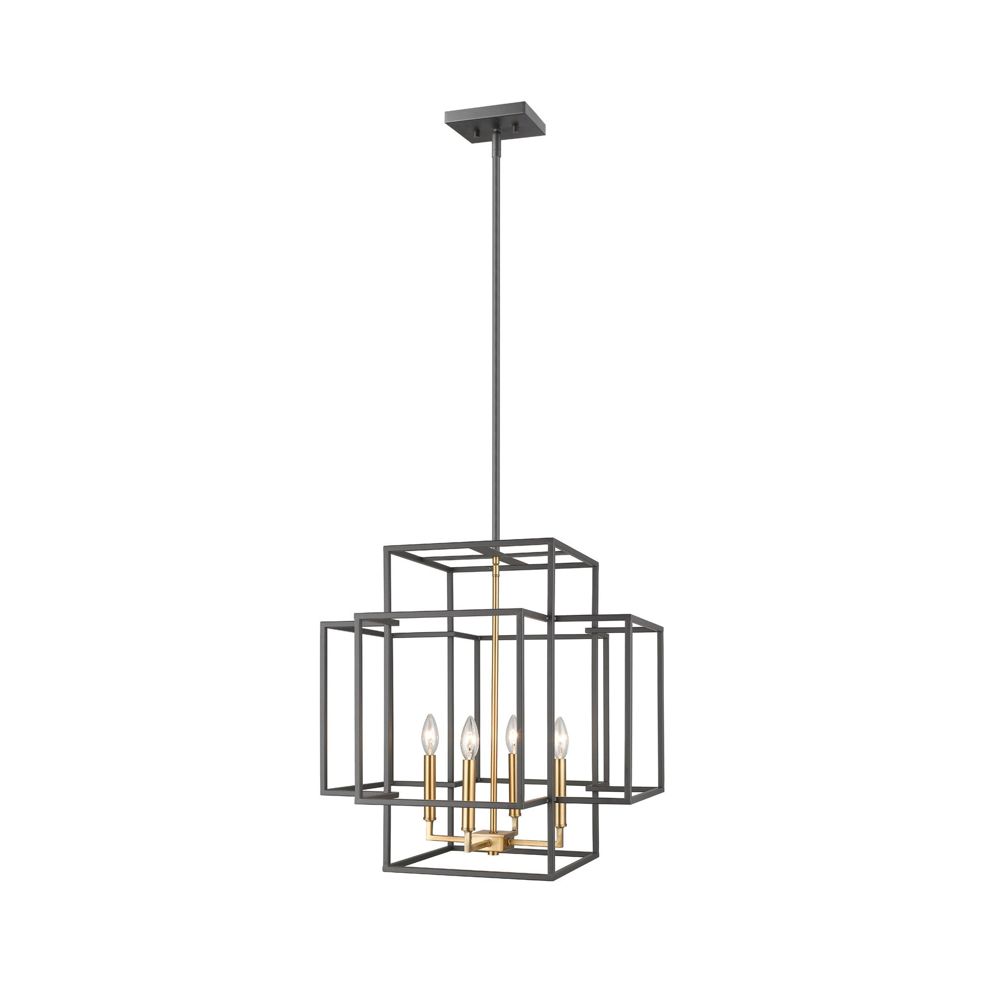 Titania Chandelier in Bronze/Olde Brass (4-Light/22-Inch).