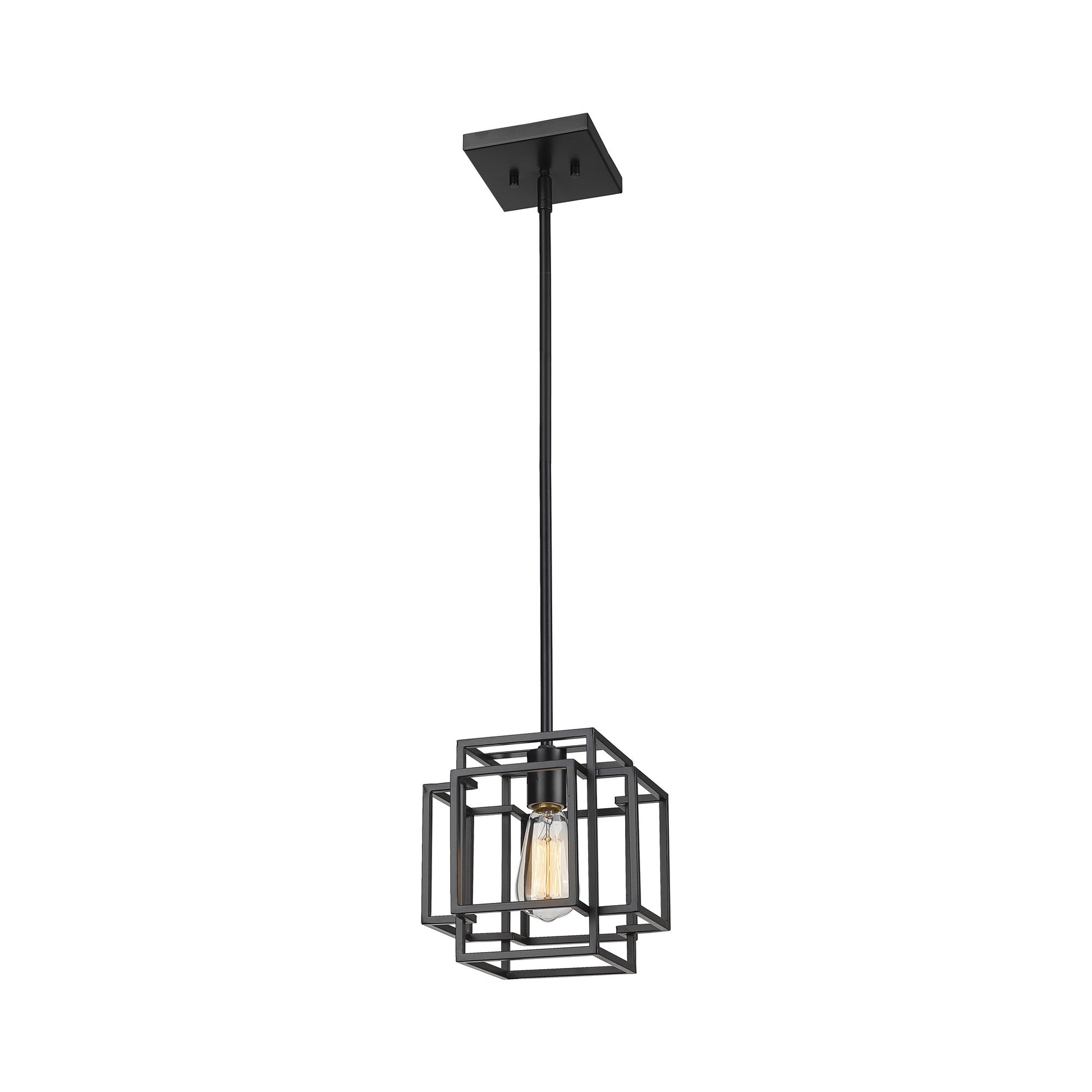 Titania Pendant Light in Matte Black (8.5-Inch).